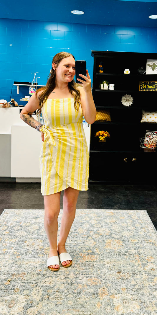 Haylie Yellow Sundress